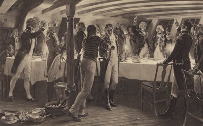 La veille de la bataille de Copenhague - Thomas after Davidson